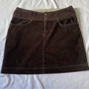 Athleta Corduroy Mini Skirt